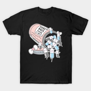 chill pills cute pills cartoon T-Shirt